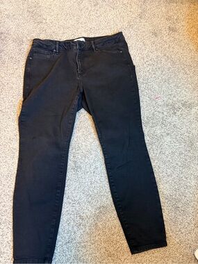 Lane Bryant Black Skinny Jeans